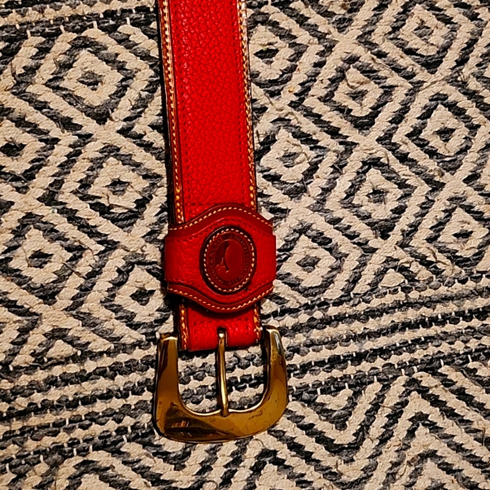Dooney and bourke leather belt